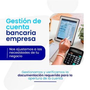 Gestión de cuenta bancaria empresa